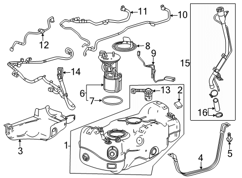 2025 Buick Envista Fuel Supply Diagram