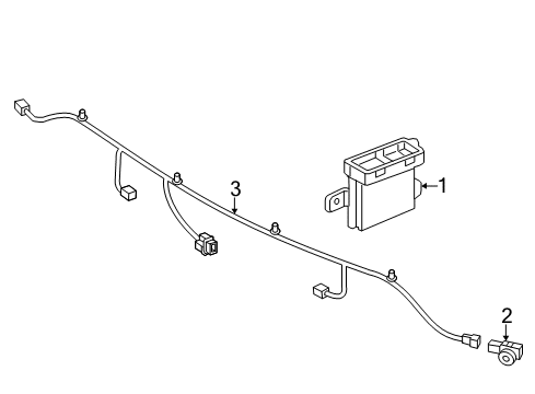 2013 Chevy Volt Parking Aid Diagram