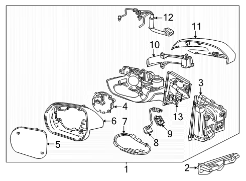 2025 Chevy Traverse Parking Aid Diagram 4 - Thumbnail