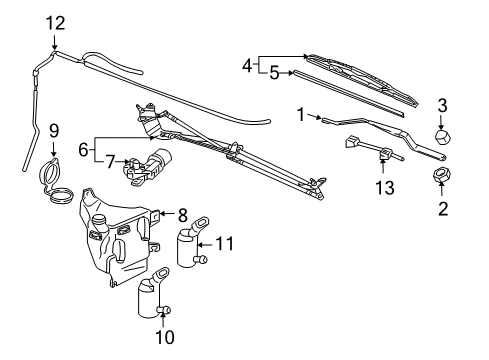 2006 Saturn Relay Wipers Diagram 2 - Thumbnail