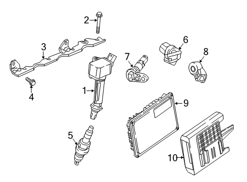 2016 Buick Cascada Spark Plug Diagram for 12683541