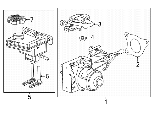 2025 Cadillac OPTIQ Dash Panel Components Diagram