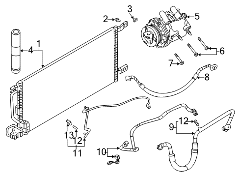 2004 Pontiac Aztek A/C Compressor Diagram