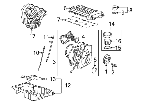 2008 Chevy Cobalt Engine Parts Diagram