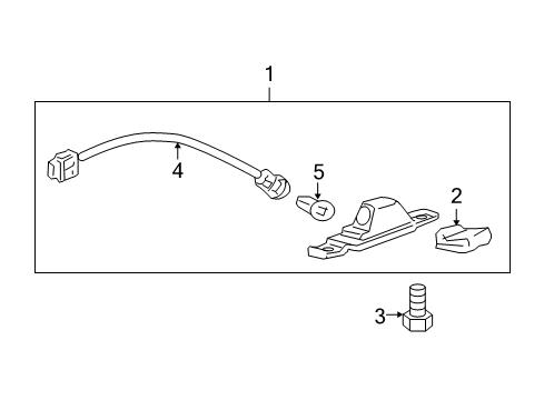 2005 Chevy Malibu License Lamps Diagram 2 - Thumbnail
