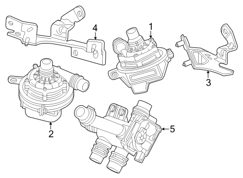 2024 Cadillac LYRIQ Water Pump Diagram