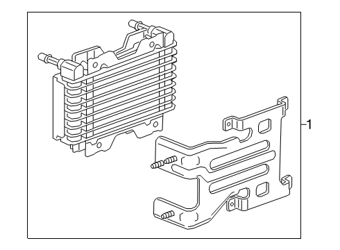 2017 GMC Savana 2500 Cooler Diagram for 84254235