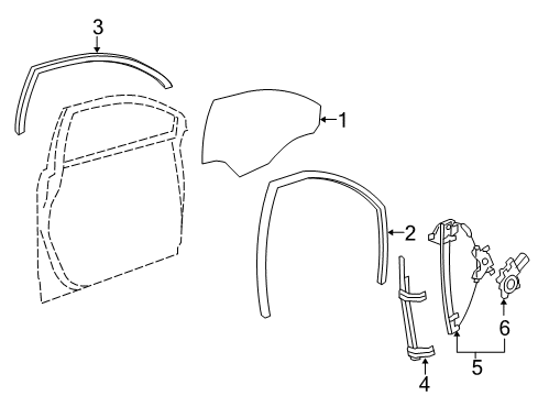 2012 Chevy Captiva Sport Front Door Diagram