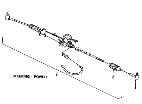2008 Pontiac G5 Steering Gear & Linkage Diagram 2 - Thumbnail