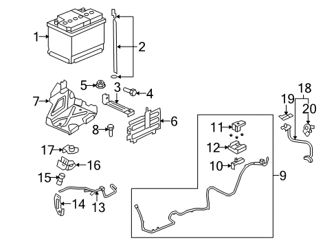 2009 Pontiac G8 Vent Tube Diagram for 92228938