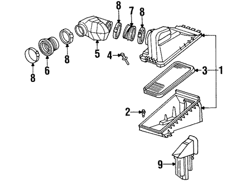 1995 Buick Riviera Powertrain Control - Air Diagram 2 - Thumbnail