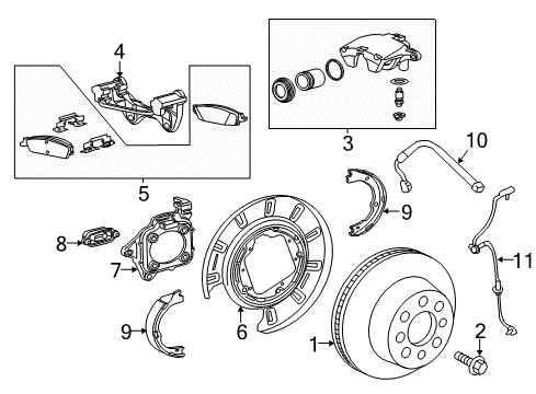 2019 Chevy Silverado 1500 LD Parking Brake Diagram