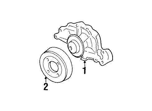 1997 Pontiac Bonneville Water Pump Diagram