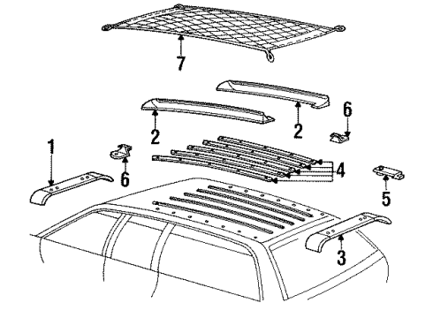 1993 Chevy Caprice Luggage Carrier Diagram