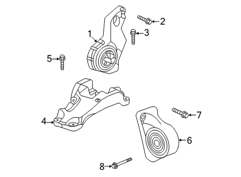 2024 GMC Hummer EV SUV Traction Motor Components Diagram