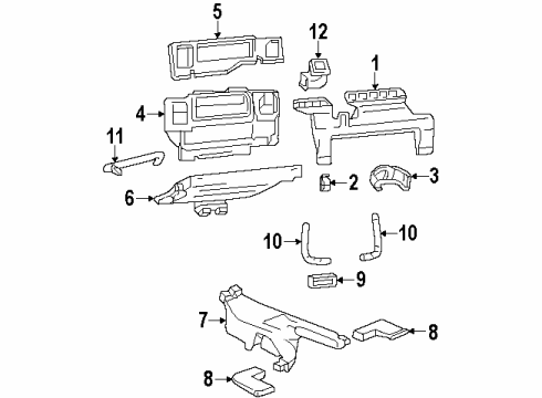 1993 Pontiac Grand Am Ducts Diagram