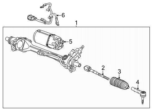 2025 Chevy Corvette Steering Gear & Linkage Diagram