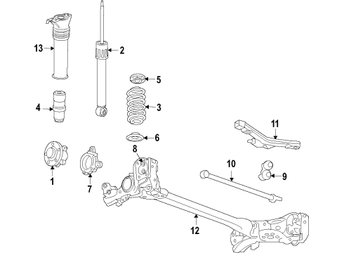 2016 Chevy Cruze Rear Axle Diagram