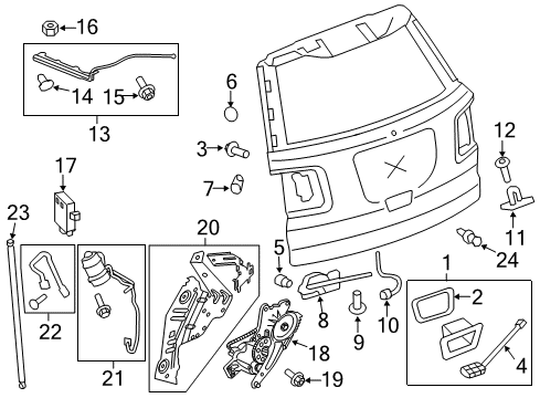 2012 GMC Acadia Motor Diagram for 23142260