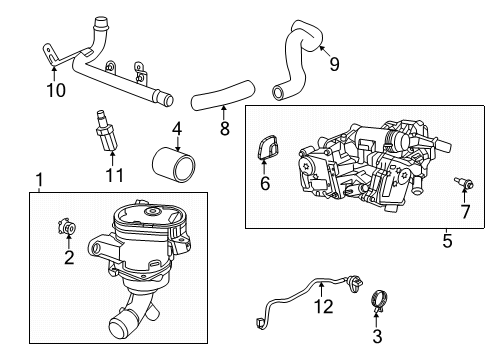 2025 Chevy Traverse Water Pump Diagram