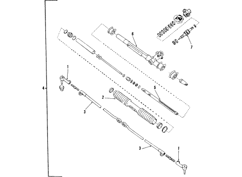 1986 Buick Skylark Seal Kit Diagram for 7840566