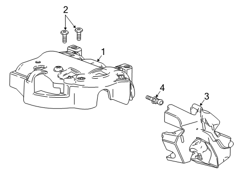 2025 Chevy Blazer Engine Appearance Cover Diagram