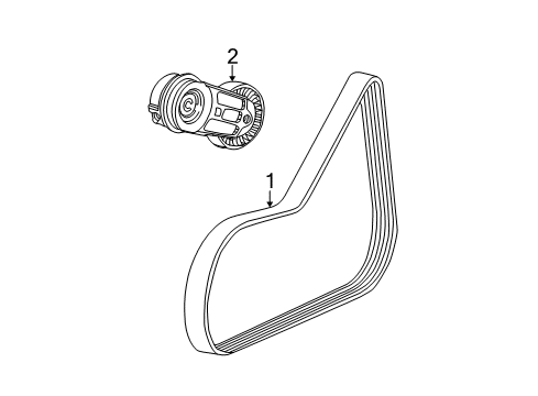 2007 Chevy Cobalt Belts & Pulleys - Belts Diagram 3 - Thumbnail