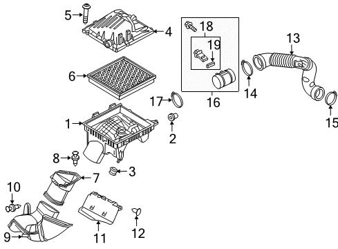 2011 Buick Regal Connector Tube Clamp Diagram for 24415473