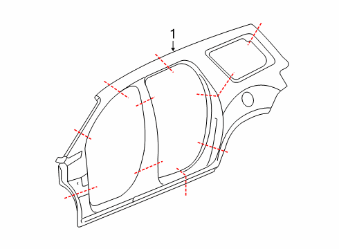 2025 Cadillac XT6 Uniside Diagram