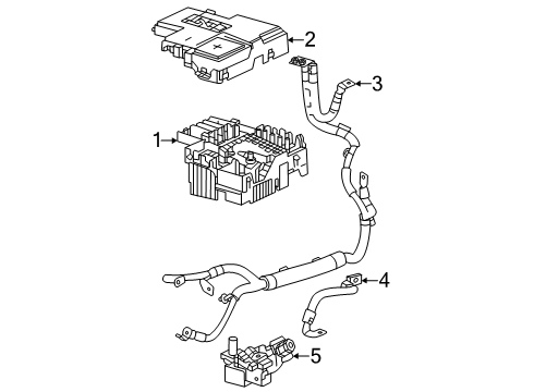 2024 Buick Envista Battery Cables Diagram