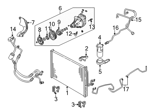 1999 Pontiac Montana A/C Compressor Diagram