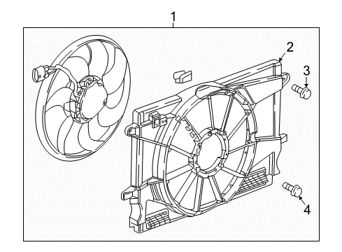 2016 Chevy Cruze Cooling Fan Diagram 2 - Thumbnail