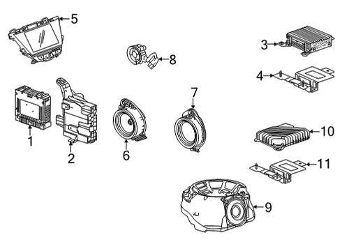 2020 Buick Encore GX Mount Bracket Diagram for 42729747