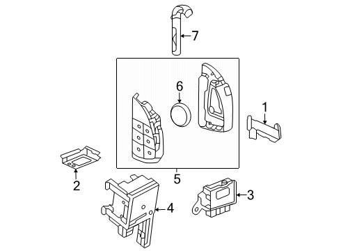 2025 Cadillac ESCALADE IQ Transceiver Assembly-Uhf Low Energy Remote Control Access Se Diagram for 85026368