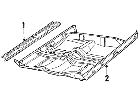 1990 Oldsmobile Toronado Rocker Panel Diagram