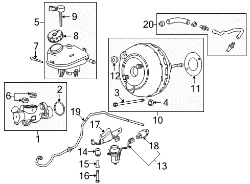 2013 Buick LaCrosse Vacuum Tube Diagram for 23226568
