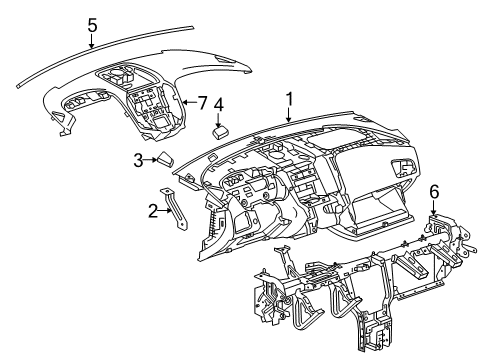 2014 Chevy Equinox Instrument Panel Diagram