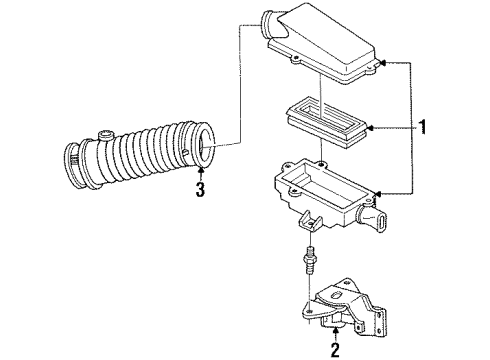 1989 Pontiac Grand Prix Air Intake Diagram 3 - Thumbnail