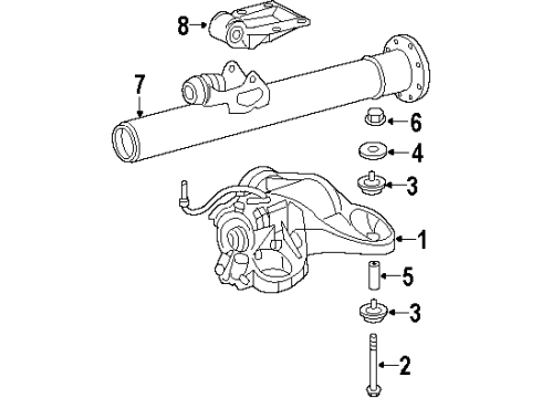 2002 Oldsmobile Silhouette Tube Diagram for 88950643