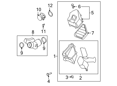 2010 Saturn Outlook Filters Diagram