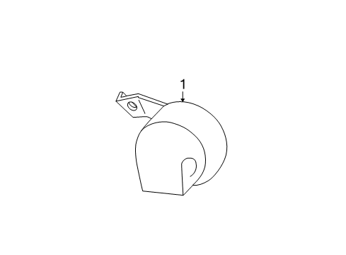 2006 Chevy Equinox Horn Diagram for 84501946