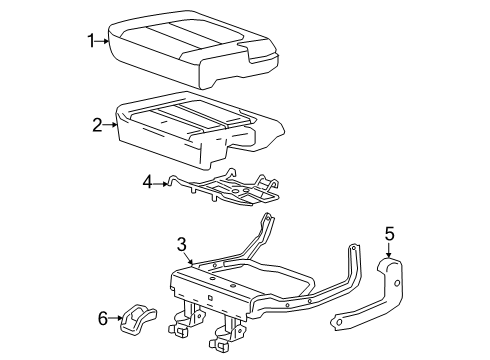 2024 GMC Acadia Third Row Seats Diagram 4 - Thumbnail