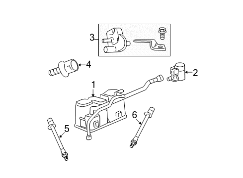 2012 Chevy Malibu Vapor Canister Diagram