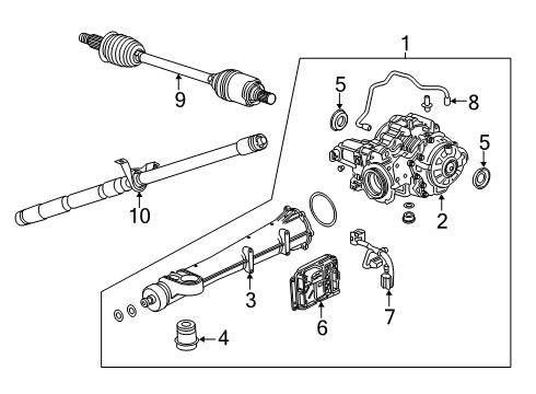 2020 Buick Envision Pressure Line Diagram for 23206448
