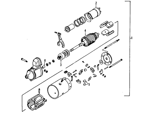 1993 Chevy G20 Starter Diagram 2 - Thumbnail