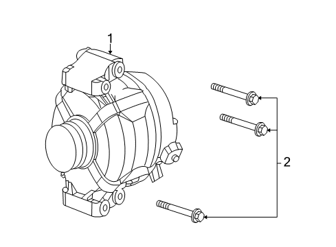 2007 Saturn Ion Alternator Diagram 3 - Thumbnail
