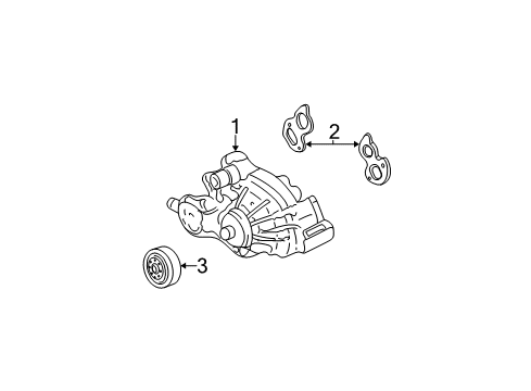 2005 Chevy Tahoe Water Pump Diagram