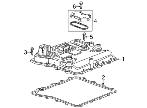 2022 GMC Hummer EV Pickup Control Module, Rear Driver Side Diagram for 24053586