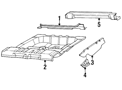 1992 Chevy Caprice Rear Body Diagram 2 - Thumbnail