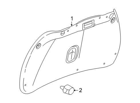 2014 Chevy Camaro Interior Trim - Trunk Diagram 2 - Thumbnail
